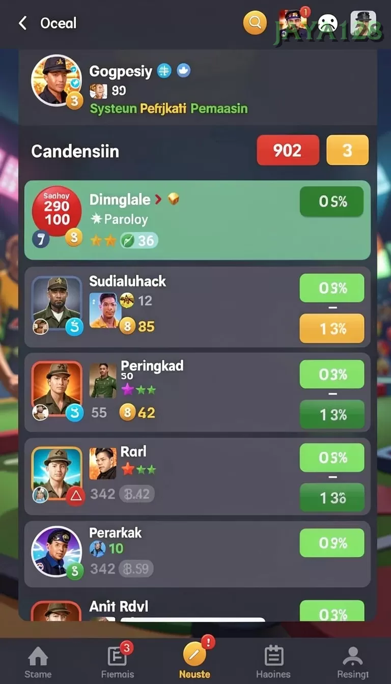 Cuplikan layar HOKI — halaman utama