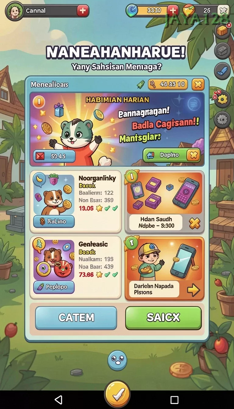 Cuplikan layar EVENTS — halaman utama