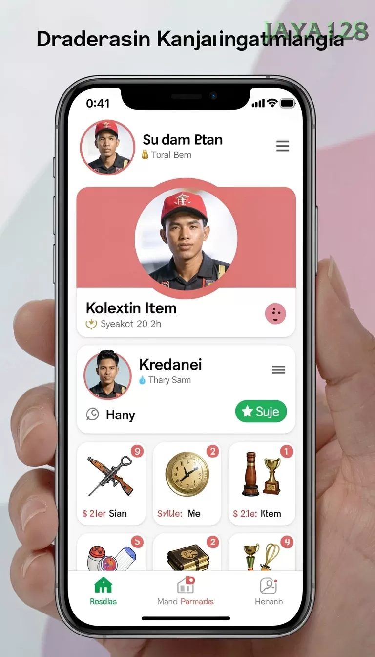 Cuplikan layar LUXURY333 — aktivitas